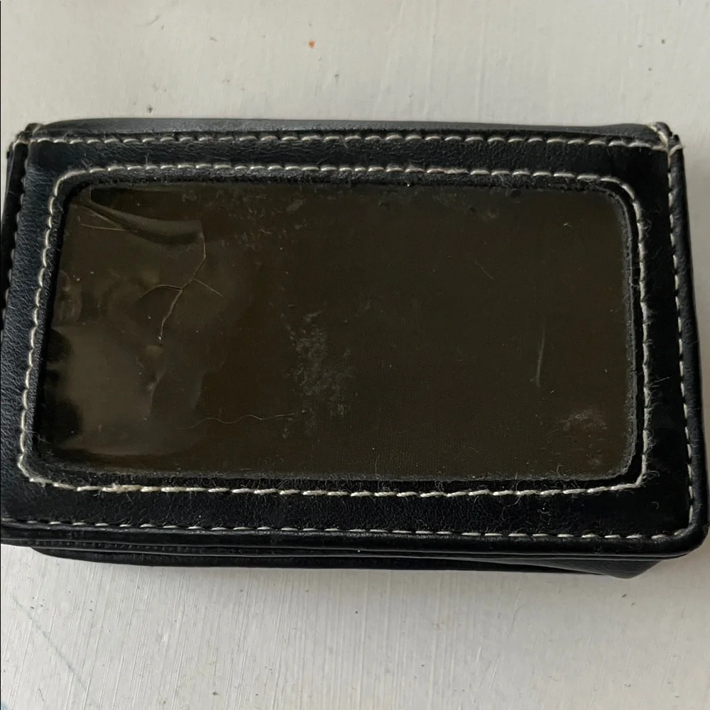 🖤 SOS by Franklin convoy Black Slim Wallet / ID Holder
